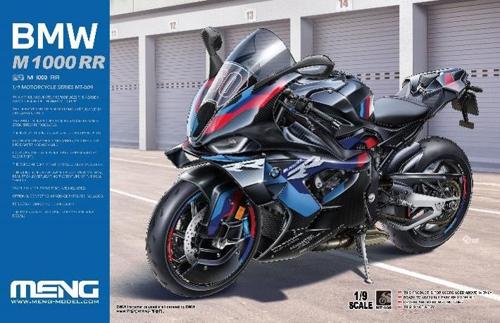 ■商品説明〇M 1000 RRM 1000 RRはBMW社がスーパーバイク世界選手権参戦の為に開発したS 1000 RRをより高性能化したオートバイです。車名のMはBMW社の高性能モデルであることを象徴しており、バイクにMが冠されるのは本車が初めてでした。〇キットについて・本キットはBMW社の許諾を得たキットです。・フロント/リアショックアブソーバー、ステアリングダンパーが可動・シートとタイヤは軟質ゴム製・リアスタンド付属 ・デカール2種付属■商品スペックメーカー：MENG MODEL(ビーバーコーポレーション/GSIクレオス)品番：MENMT-009スケール：1/9JAN：4897038554522■備考※メーカー都合により入荷予定月と実際の商品仕様が変更になる場合がございます。予めご了承ください。