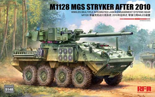 ■商品説明M1128 ストライカーMGSは米陸軍で運用される、M68A2 105mm戦車砲を装備した装輪式自走砲です。MILES（Multiple Integrated Laser Engagement System：多目的レーザー交戦訓練システム）は米軍や諸外国軍隊で広く使われている、実弾の代わりにレーザーと空包を用い、実戦同様の交戦訓練が可能な訓練機材です。●主要なハッチは開/閉選択可能 ●前4輪はステア可能、サスペンション部用スプリング付属 ●デカールとエッチングパーツ、3Dプリンター製砲身付属 ●タイヤは軟質樹脂製■商品スペックメーカー：ライフィールド(ビーバーコーポレーション)品番：RFM5148スケール：1/35JAN：4897062622471■備考※メーカー都合により入荷予定月と実際の商品仕様が変更になる場合がございます。予めご了承ください。