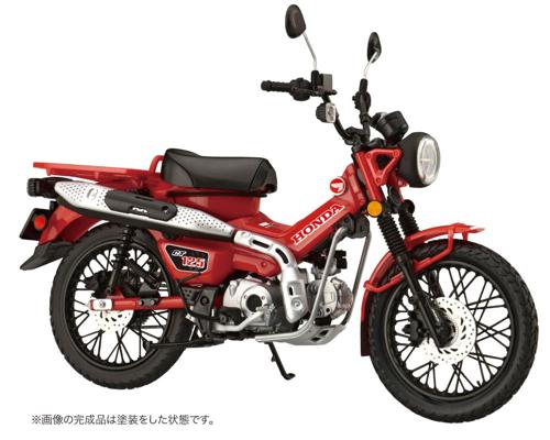 ■商品説明1/12 NEXTシリーズのハンターカブ、塗装派向けのノンカラーバージョン！製品は2021年に販売が開始されたCT125ハンターカブをモチーフにしています。タンデムステップを装備、マフラーカバーが装着された日本国内仕様です。1/12スケールならではの大きさにより細かな造形を的確に再現。ボディは塗装時の発色を考慮し白色系の成形色としています。シルバーに塗装するパーツは主に黒色成形色としています。成形色はホワイト・ブラック・クリアーの3種類で構成。エンジン本体はブラック部分およびシルバー部分を別パーツ化した成形色でブロック状に組んでいく仕様。左右にある「HONDA」の彫刻は繊細な金型彫刻で再現。特徴的な左側後方にある吸気路は艶消しブラックとボディ色の塗分けが容易になるパーツ分割で再現しています。サイドスタンドおよびセンタースタンドは可動式。ハンドル周囲のスイッチ類は的確に立体化し、マーキングは付属デカールで再現。メーターはカバー面に透明パーツを被せてリアルなスタイルとしています。ハンドル中央部のウィングマークはデカールで表現、右手側にあるマスターシリンダーなど細部部品まで再現。シートは生地縫い目に合わせて3ピース構造としています。シートは可動（開閉）可能。内側の給油口周辺まで立体化、タンクキャップは塗分け容易な別パーツとしています。タンデムステップは格納と展開状態が選択でき、パーツを差し替えることで変更も可能です。非常に目立つ特徴的な後部キャリアは、スライド金型を採用し1ピースパーツとしています。ホイールとスポークは一体成形で、同シリーズのスーパーカブと同等の細さでリアルに。車体に組み込んだ車輪は回転可能。本製品用に製作されたデカールが付属、シールと異なり厚みが気にならない塗装向け仕様。完成時のサイズ:(約)全長165×全幅69×全高109mm組立てパーツ数126点【付属内容】 ・ランナー×16 ・ゴム素材タイヤ×2 ・組立説明書×1 ・デカール×1塗装派向けの色のりを考慮した白色系成形色、専用デカールが付属した仕様！塗装が必要：実機色調ごとにパーツが分割されており、マスキングは最低限で済む仕様。製品は組立が必要なキット形式。1/12スケールです。接着が不要：パーツ同士をはめ込む設計仕様により簡単に組立てられるようになっています。※2026年4月時点の内容です。■商品スペックメーカー：フジミ模型品番：12NX-3EX-1スケール：1/12JAN：4968728142203■備考モニターや画像解像度の問題により、色の見え方が実際の商品と異なることが御座いますので、予めご了承ください。商品は新品・未開封です。