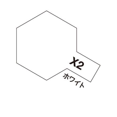 X-2 ホワイト 光沢 アクリルミニ タミヤカラー