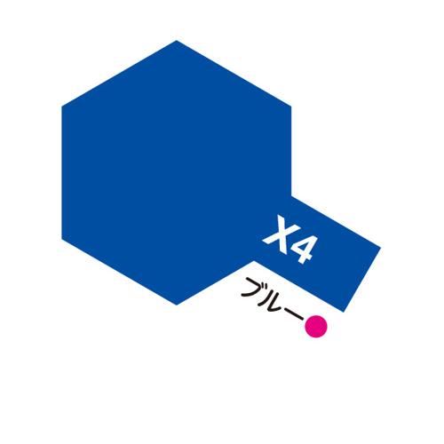 カラー アクリルミニ X-4 ブルー 塗料