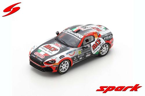 S5988 1/43 Abarth 124 Rally RGT No.56 Rally Monte Carlo 2019 Enrico Brazzoli - Manuel Fenoli