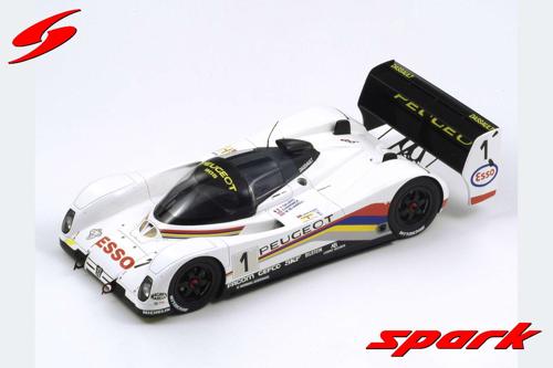 18LM92 1/43 Peugeot 905 No.1 Winner 24H Le Mans 1992 D. Warwick - Y. Dalmas - M. Blundell