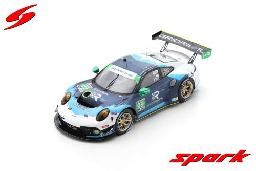 US296 1/43 Porsche 911 GT3 R No.99 Team Hardpoint EBM 12H Sebring 2021 R. Ferriol - E. Bamber - T. E