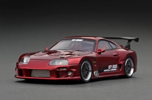 IG2949 IGf 1/43 TOP SECRET GT300 Supra iJZA80j Red Metallic