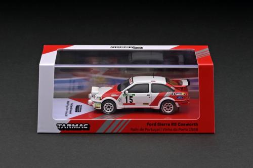 T64-058-88POR15 ^[}bN[NX 1/64 Ford Sierra RS Cosworth Rallye de Portugal - Vinho do Porto 1988