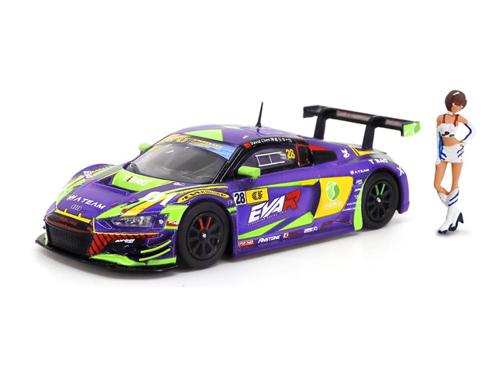 POPRACE 1/64 Audi R8 LMS エヴァ RT 初号機 TSRT R8 Macau GT Cup 2020 David Chen 綾波レイ RQ フィ..