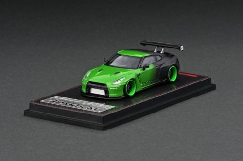 IG2766 IGf 1/64 PANDEM R35 GT-R Green / Black