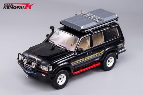 TK-KF032-5 KENGFAI 1/18 Toyota Land Cruiser VX-R iLC80j Refitted Black