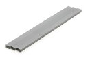 プラ=材料【グレー】 長方形パイプ 7 x 14 mm 3本入