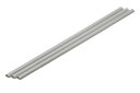 プラ=材料【グレー】 ハーフパイプ 3.5 x 7 mm 3本入