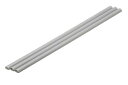 プラ=材料【グレー】 ハーフパイプ 4 x 8 mm 3本入