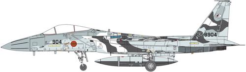 自衛隊 F-15J アグレッサー[904号機 ブラック／ホワイト]