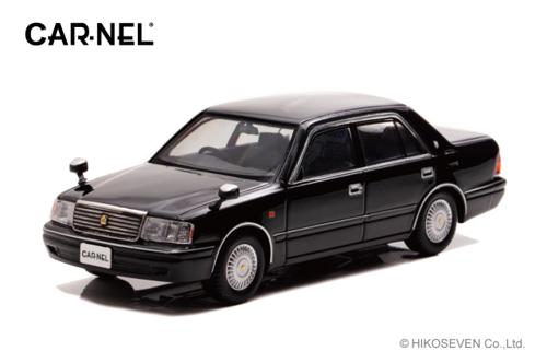 CN439903 CARNEL 1/43 トヨタ クラウン ロイヤルサルーン G （JZS155） 1999 Black