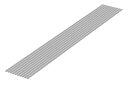 プラ=材料【グレー】 細切り板 0.5 x 3.0 mm 10本入