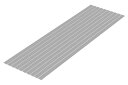 プラ=材料【グレー】 細切り板 0.5 x 7.0 mm 10本入