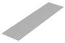 プラ=材料【グレー】 細切り板 1.0 x 5.0 mm 10本入