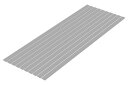 プラ=材料【グレー】 細切り板 1.0 x 8.0 mm 10本入