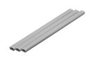 プラ=材料【グレー】 細長丸パイプ 7 x 14 mm 3本入
