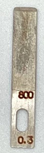 沼ヤスリ替刃0.3mm　90°＃800