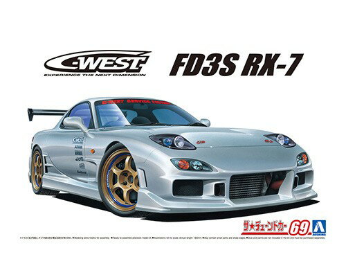 063026 UE`[hJ[ No.69 1/24 C-WEST FD3S RX-7 `99 (}c_)