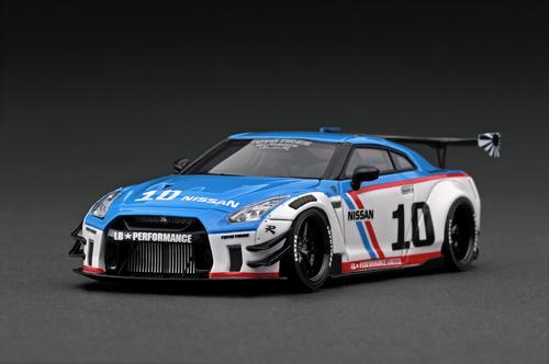 IG2555 1/43 LB-WORKS Nissan GT-R R35 type 2 White/Blue