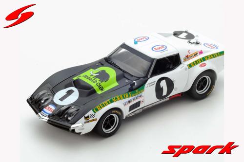 S5073 1/43 Corvette 1 Le Mans 1970 - J. Bourdon - J-C. Aubriet