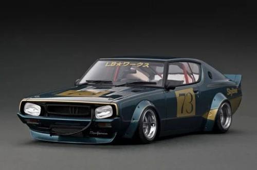 IG3216IGf 1/18 LB-WORKS Kenmeri 2Dr Blue Green Metallic