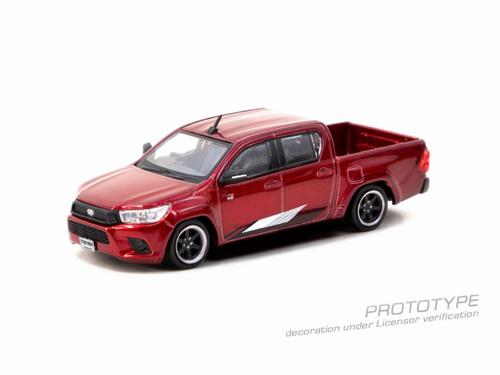 T64R-041-RE ^[}bN[NX 1/64 Toyota Hilux Red