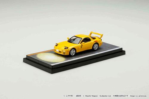 1/64 MAZDA RX-7（FD3S）RED SUNS / 頭文字D VS 藤原 拓海 高橋 啓介ドライバーフィギュア付き