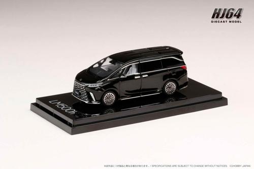 1/64 LEXUS LM500h (LHD) / 4座 グラファイトブラックガラスフレーク