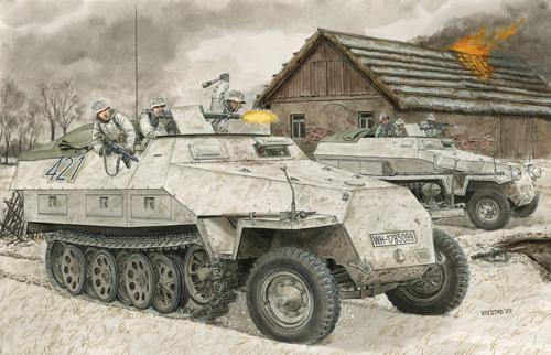 1/35 WW.II hCcR Sd.Kfz.251/1 Ausf.D bA EZgbN/Ί큕it