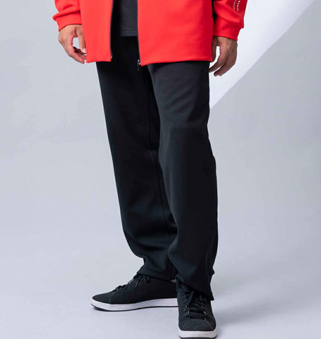 楽天大きいサイズのメンズ服 ミッド【新商品】DESCENTE 大きいサイズ メンズ S.F.TECH SHIELDソフトウォームロングパンツ 暖パン ブラック 6L