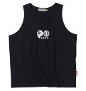 大きいサイズ メンズ 天竺タンクトップ NESTA BRAND ブラック 3L 4L 5L 6L 8L
