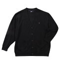 POLO BCS 大きいサイズ メンズ スムースポンチカーディガン ギフト 誕生日 クリスマス ブラック 3L 4L 5L 6L 8L