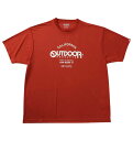 【新商品】OUTDOOR PRODUCTS 大きいサイズ メンズ DRYメッシュ半袖Tシャツ レッド 3L 4L 5L 6L 7L 8L