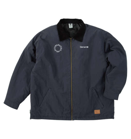 【新商品】ELEMENT 大きいサイズ メンズ DUTY BUDDY薄中綿ブルゾン ブラック 3L 4L 5L 6L