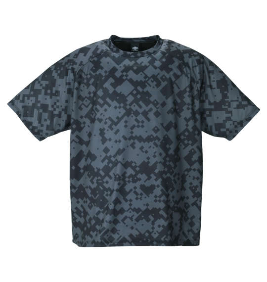 大きいサイズ メンズ グラフィックプラクティス半袖Tシャツ UMBRO (ブラック) (2L 3L 4L 5L 6L) プレゼント ギフト ラッピング