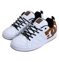 【新商品】DCSHOES 大きいサイズ メンズ スニーカー(ALLIANCE SE SN) ホワイト×ブラウン 29 30