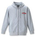 大きいサイズ メンズ フルジップパーカー THRASHER (ヘザーグレー) (3L 4L 5L 6L 8L) プレゼント ギフト ラッピング