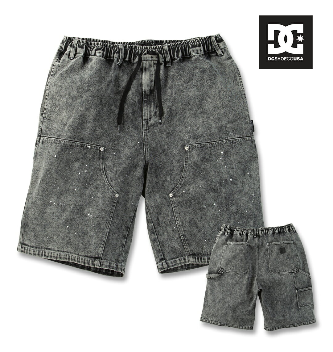 樂天商城 - 【新商品】DCSHOES 大きいサイズ メンズ 26DOUBLE KNEE PAINTハーフパンツ ブラックデニム 3L 4L 5L 6L　 ディーシーシューズ