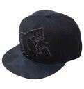 大きいサイズ メンズ 24DOUBLEUP SNAPBACKキャップ DCSHOES ブラック×カモ 4L