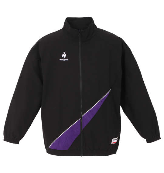 大きいサイズ メンズ イヤートップクロスジャケット ルコックスポルティフ LE COQ SPORTIF ブラック 3L 4L 5L 6L