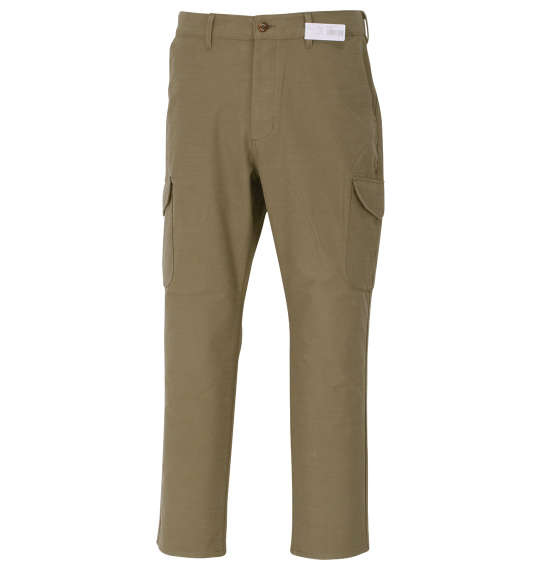 EDWIN 大きいサイズ メンズ ジャージーズチノスリムカーゴパンツ ギフト 誕生日 クリスマス カーキベージュ 3L 4L 5L