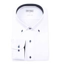 【新商品】i-Shirt 大きいサイズ メンズ B.D長袖シャツ ギフト 誕生日 クリスマス ホワイト 4L 5L 6L 7L 8L