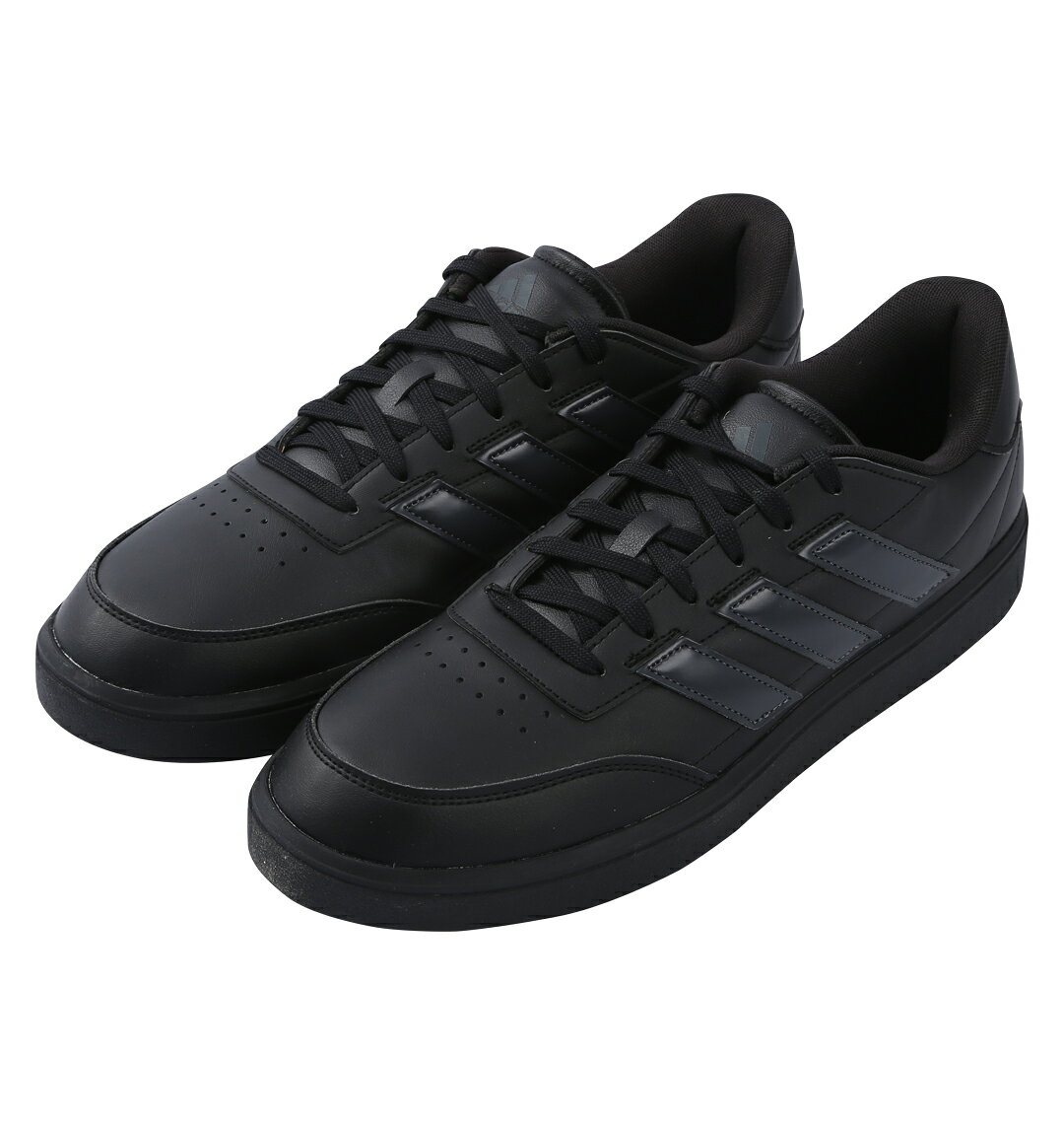 樂天商城 - adidas 大きいサイズ メンズ スニーカー(COURTBLOCK U) コアブラック 30 31