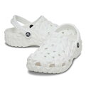 【新商品】crocs 大きいサイズ メンズ サンダル(CLASSIC GEOMETRIC CLOG) ホワイト M12 M13