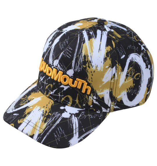 大きいサイズ メンズ 総柄プリントツイルキャップ ラウドマウス LOUDMOUTH ザ ブロンクス 4L