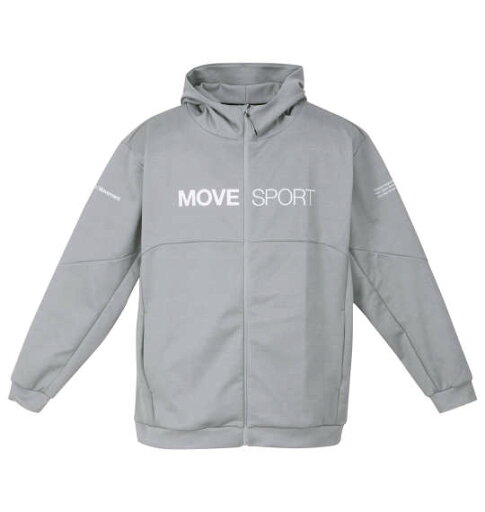 大きいサイズ メンズ S.F.TECHフルジップフーディー MOVESPORT グレー杢 3L 4L 5L 6L 大きいサイズ メンズ S.F.TECHフルジップフーディー MOVESPORT グレー杢 3L 4L 5L 6L