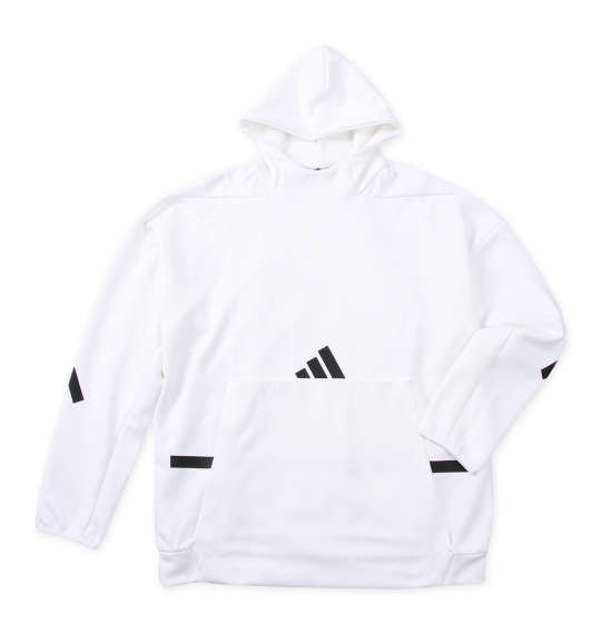 樂天商城 - 大きいサイズ メンズ ZNE FZ プルパーカー adidas ホワイト 4XLT 6XLT